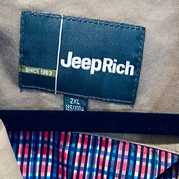 🌟HP🌟NWOT Tan Lined Field/Utility Jacket by Jeep Rich 2XL - Picture 6 of 14